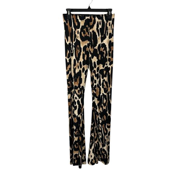 Show Me Your Mumu Cheetah Print Bam Bam Bells Pull On Pants Womens Size Medium - Picture 1 of 3